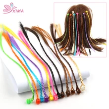XIMA парик для девочек аксессуары для волос пластмассовая заколка для волос с длинной тесьмой хвосты заколки для волос для детей повязка для волос головной убор