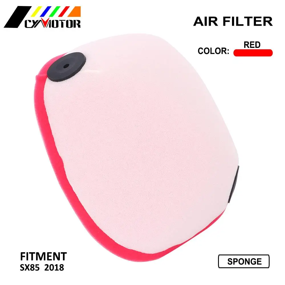 Limpiador de filtro de aire para MOTO KTM SX85 SX 85 2018, esponja de admisión para moto Motorcross