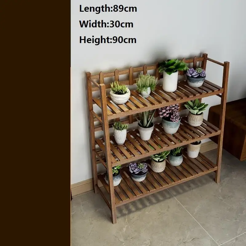 Плантенстандарт деревянные полки для дерева Suporte Flores Estanteria Escalera Dekoration уличная Цветочная полка стойка завод Стенд - Цвет: MODEL I