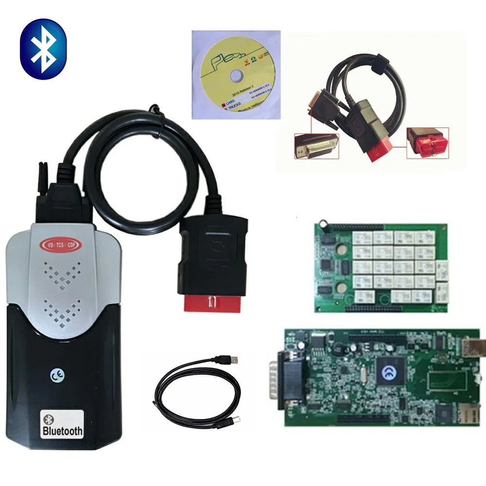 Новинка Автомобильные диагностические инструменты vci tcs cdp pro для delphis vd ds150e obd obdii