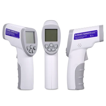 

Digital Infrared Thermometer Temperature Meter Instruments Non-contact Fever IR Thermometer with Box