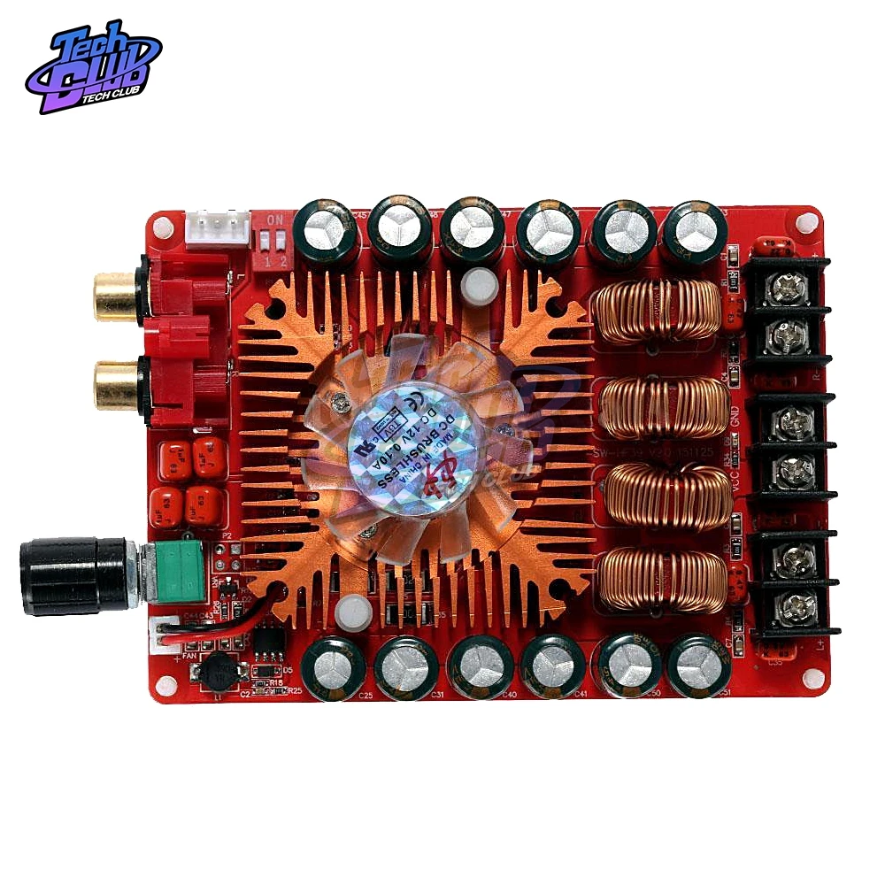 TDA7498E 2X160 Вт Двухканальный аудио усилитель плата поддержка одноканальный 24 в стерео усилитель мощности модуль для автомобиля компьютера