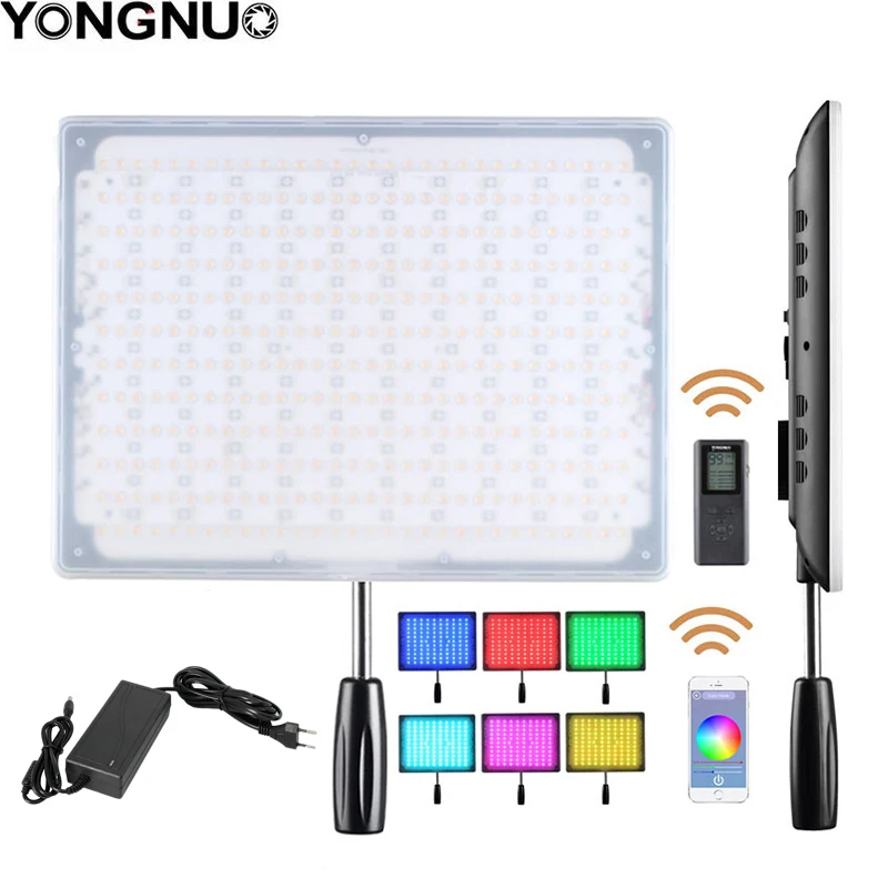 YONGNUO YN600 RGB Ультратонкий видео светодиодный видео/фото свет с регулируемой