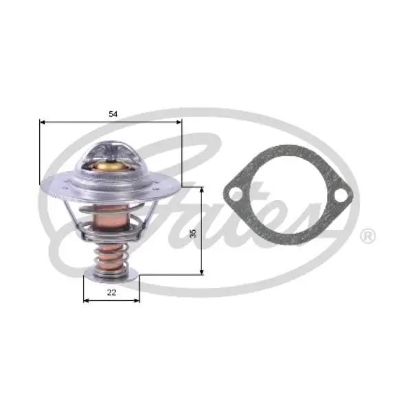 Термостат Opel Astra/Corsa/Vectra 1.5-1.7D/TD 93-01 GATES TH2268