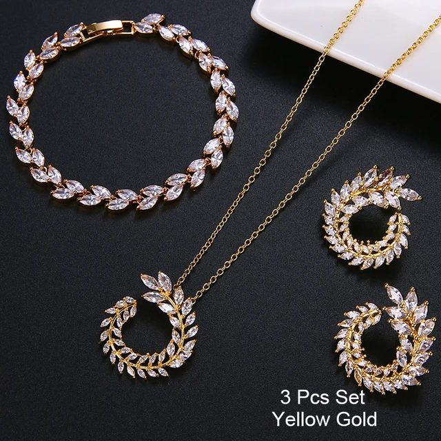 3 Pcs Yellow Gold