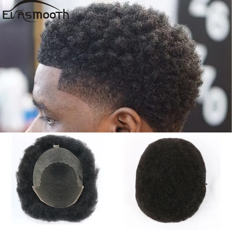 Toupee Men Africa Afro Male Wig Lace Front Wig Man Toupee Black Men Wig ...