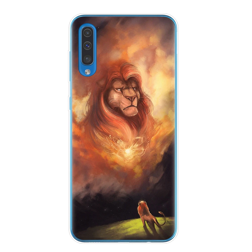 Мягкий силиконовый чехол для телефона Lion King nala simba timon из ТПУ для samsung A10 A20 A30 A40 A50 A70 A7 A9 A6 A8 Plus coque