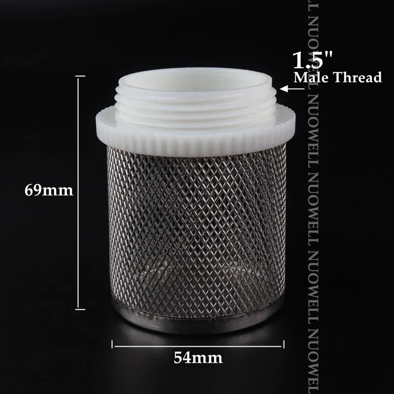 6 STÜCKE Edelstahl Sieb Filter Micro Wasserpumpe Filter 10mm 