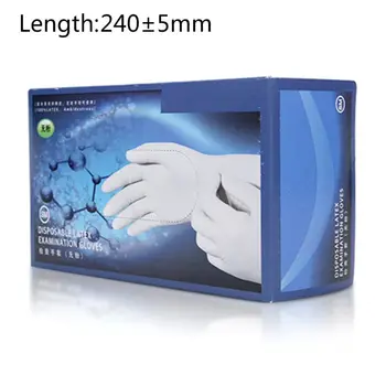 

100 Pcs Transparent Disposable PVC Gloves Oil and Wear-resistant Anti-static K1MF