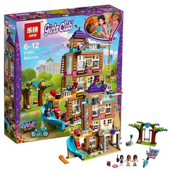 

Dropshipping 808pcs Building block kit Compatible with building brick friend for girl Friendship House Minifigured sets toy