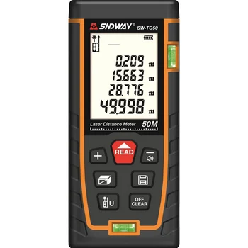 

50m 70m 100m 120m Laser Distance Meter Laser Range Finder Rangefinder Metro Trena Laser Tape Measure Ruler Roulette Tool