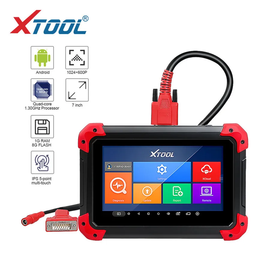 Автомобильный ключевой программатор XTOOL X100 PAD X 100 с подставкой для масла и