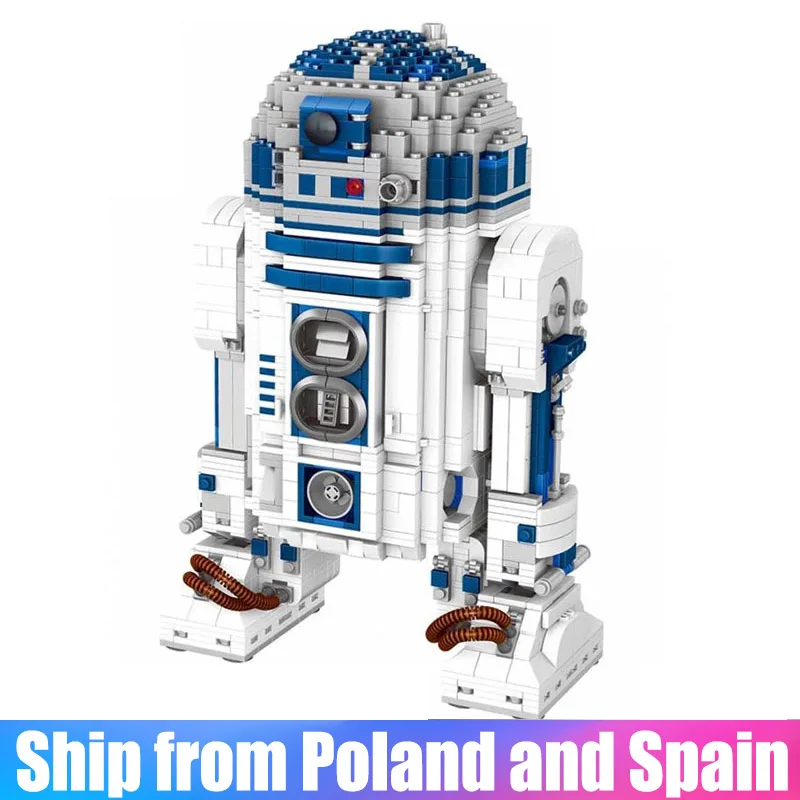 

05043 Star Wars The Out of Print The R2-D2 Robot Set 2127Pcs Model Building Blocks Bricks Toys Compatible with Legoingly 10225