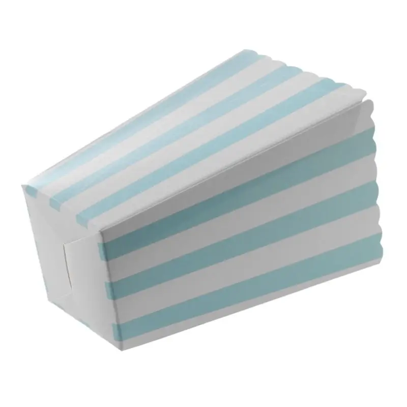 

12pcs Popcorn Boxes Bags Kids Party Treat Boxes Wedding Birthday Decorations Vertical Striped blue