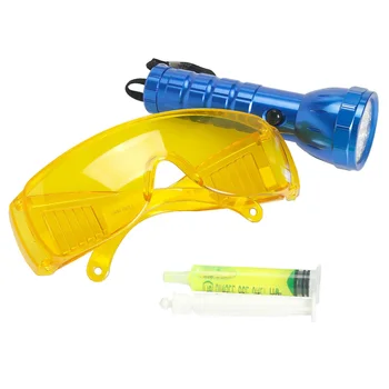 

Super Bright Flashlight Aluminum alloy Shock resistant Leak Detector Fluid Gas