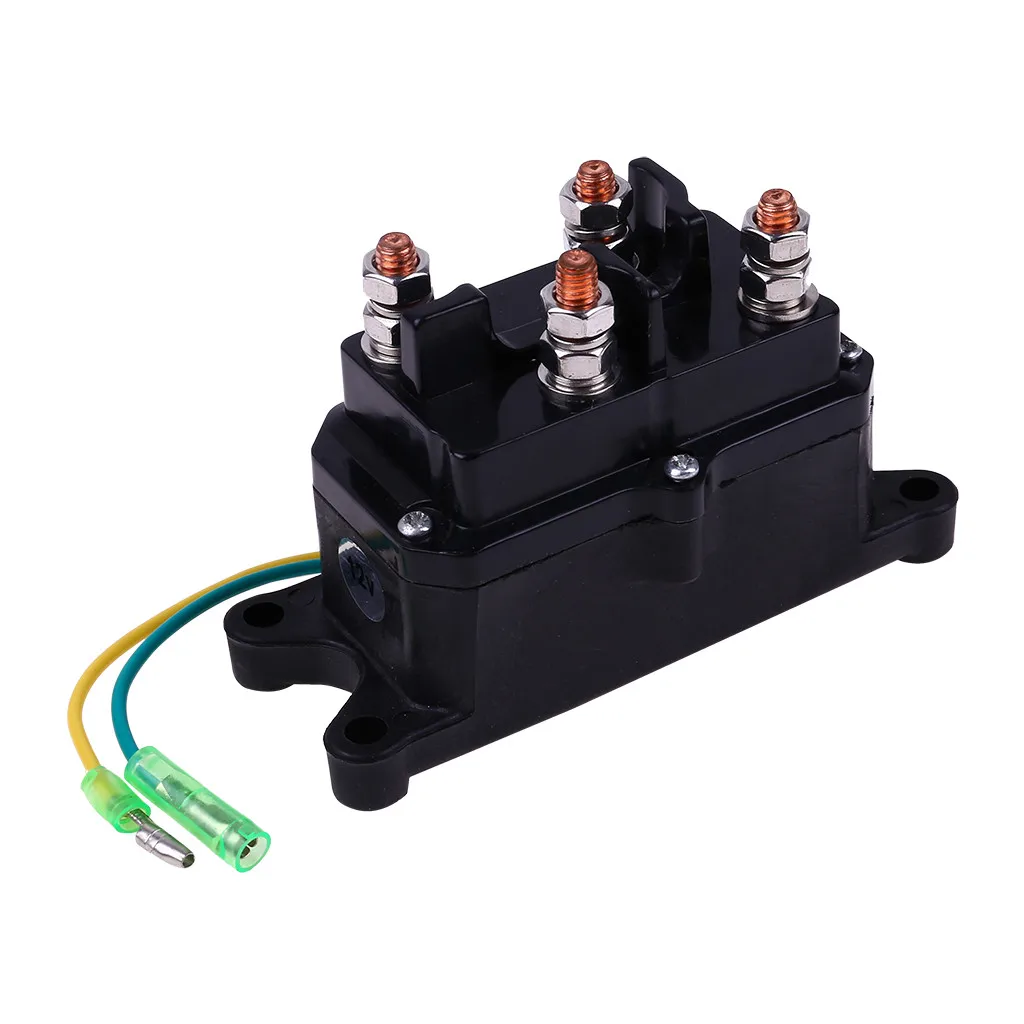 

New 12V Solenoid Relay Contactor Winch Solenoid Switch Thumb for ATV UTV Universal For Winch Motors Snow Plow Windlasses#P15