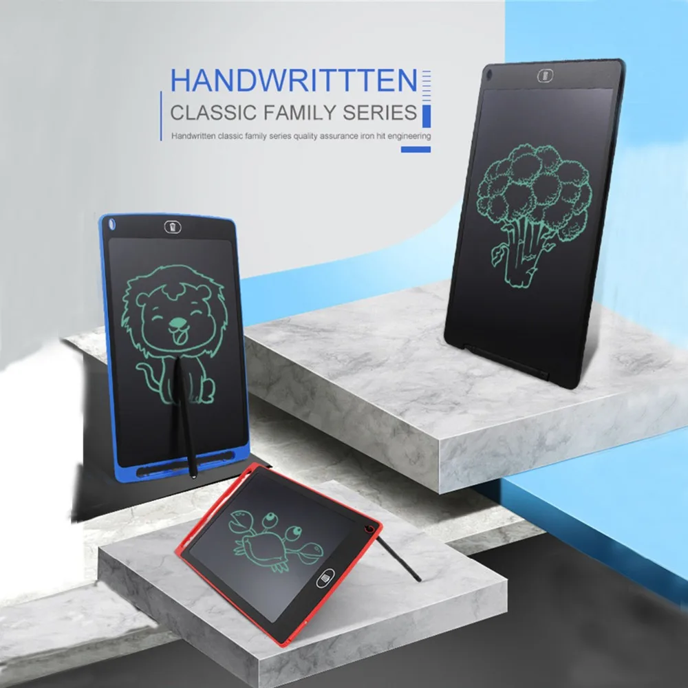 

writing board Portable LCD Tablet 12 Inch Thick Handwriting Board Pads Electronic Children Drawing Doodle Writing Board for Baby