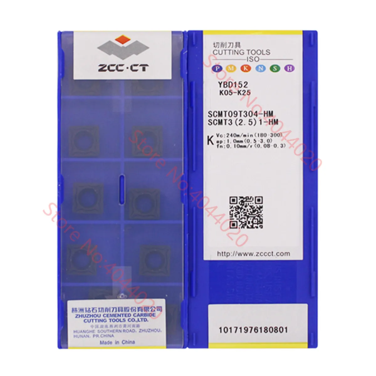 

SCMT09T304-HM/SCMT09T308-HM/SCMT120408-HM YBD152 ZCC.CT Cutting Carbide Insert SCMT Inserts