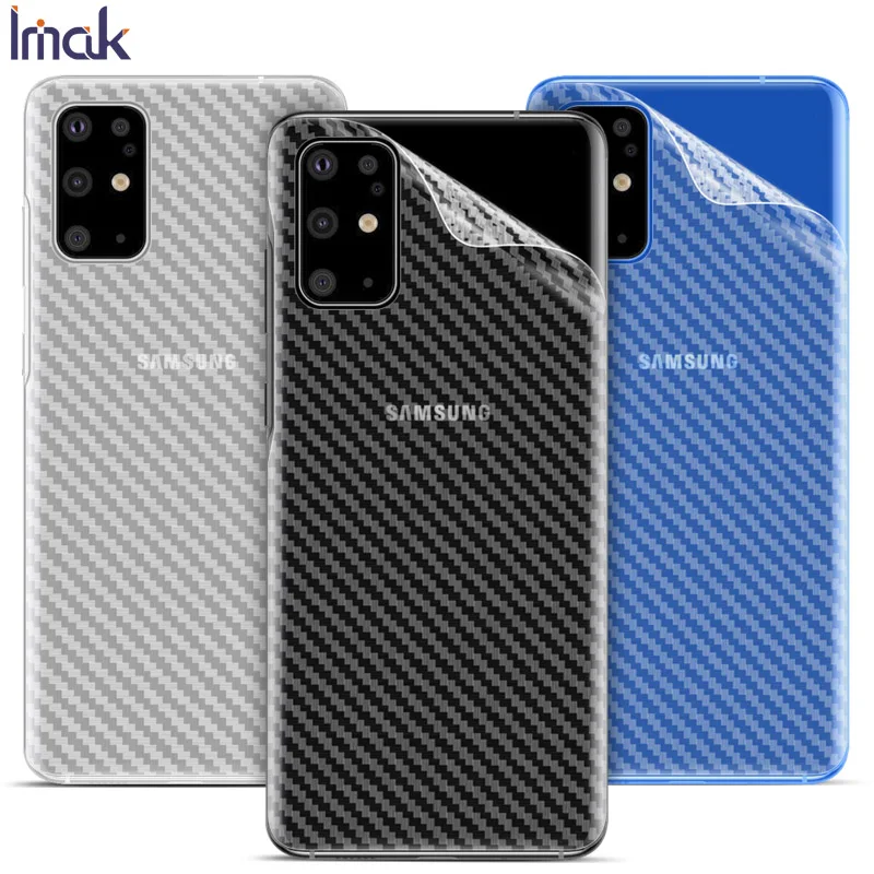 Imak ПВХ углеродное волокно пленка полное покрытие для Samsung Galaxy S20 Plus S11