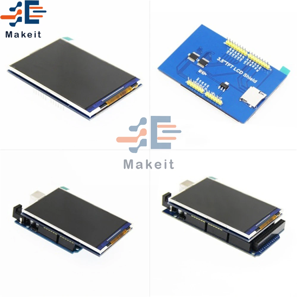 Display LCD TFT 3.5 Pollici ILI9486 - 480x320, Interfaccia 16 Bit, Per Arduino 2560