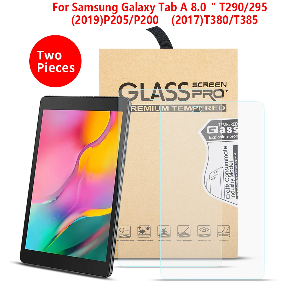 Экран Защитная пленка для Samsung Galaxy Tab A 8,0 P200 P205 закаленное Стекло для Samsung Galaxy Tab A 10,1 SM-T295