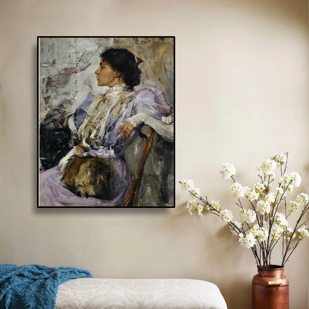 Cassisy Холст Картина маслом Nicolai Fechin Portrait Портрет женщины Artwork художественное