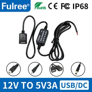 12V Car USB Charger / 12V to 5V - 3A - 15W / DC Converter for 12.00 € - 12V  Chargers / Adapters / Sockets