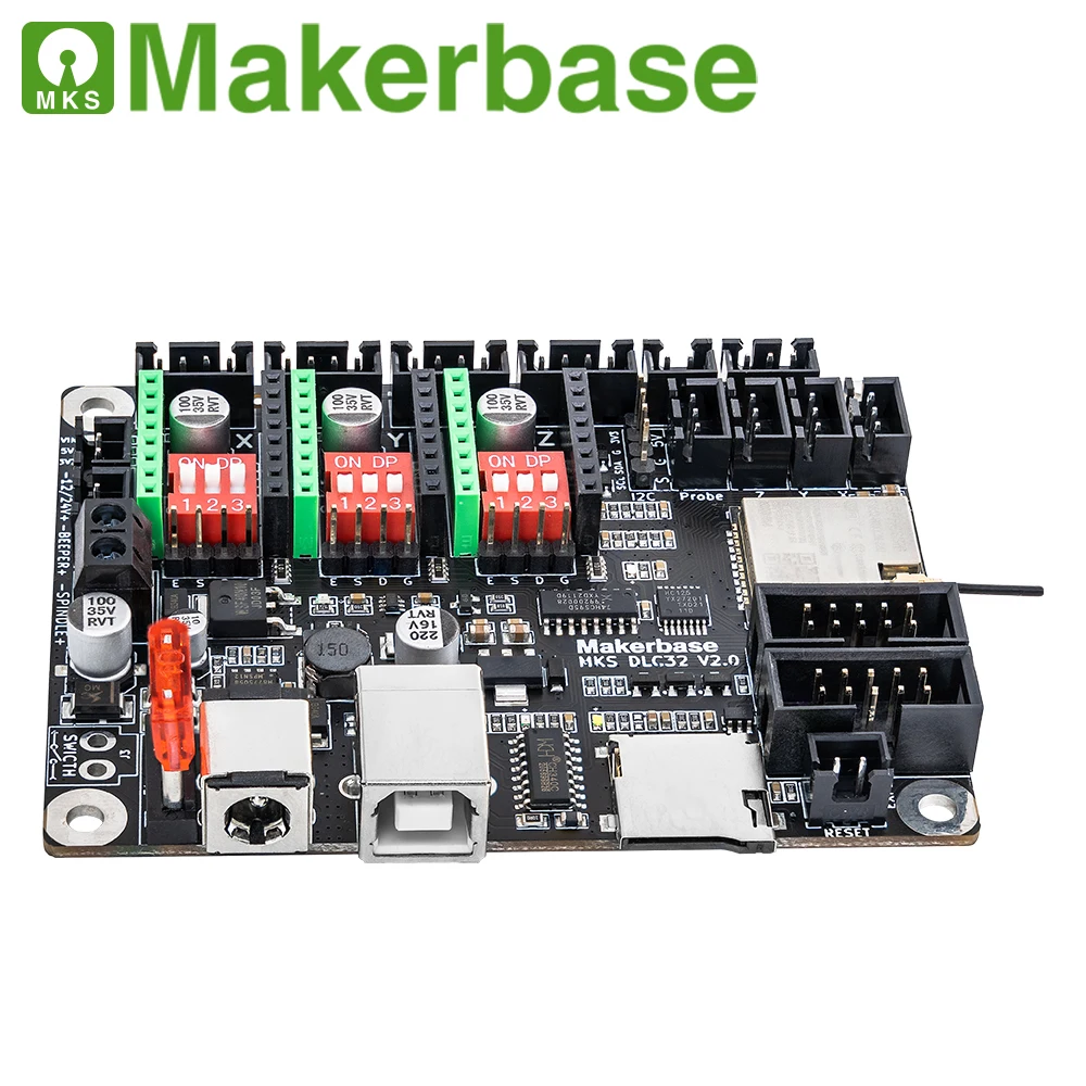 Makerbase-controlador Mks Dlc32 Grbl Trabalho para Laser & Cnc Esp32 Wifi Ts35 Ts24 Touch Screen para Máquina de Gravação a Laser - Imagem 2