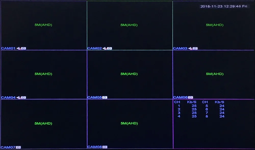 XMeye Face Detect Audio H.265+ Hi3521D 5MP 8CH 8 Channel Surveillance Video Recorder Hybrid WIFI 6 in 1 TVI CVI NVR AHD CCTV DVR menu picture 01