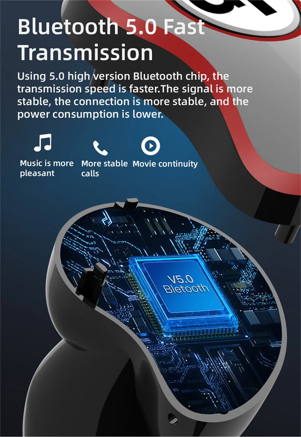 TWS Bluetooth 5,0, Беспроводные водонепроницаемые наушники, наушники-вкладыши, стерео наушники, Bluetooth наушники, Новинка
