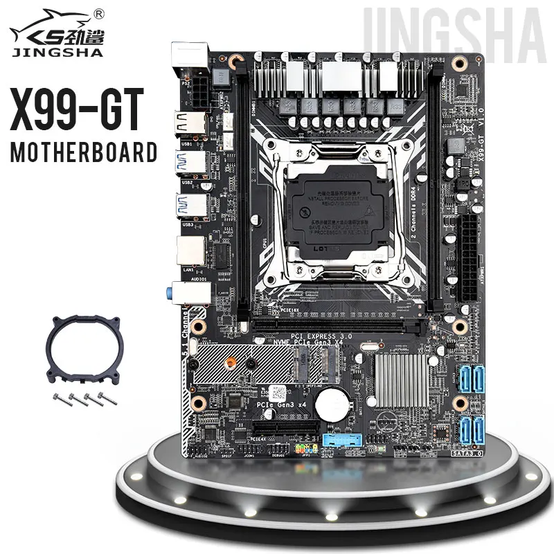 Двухканальная материнская плата X99 LGA 2011 3 с NVME M.2 WIFI M2 USB 0 PCI E 16X поддержка 2 * DDR4