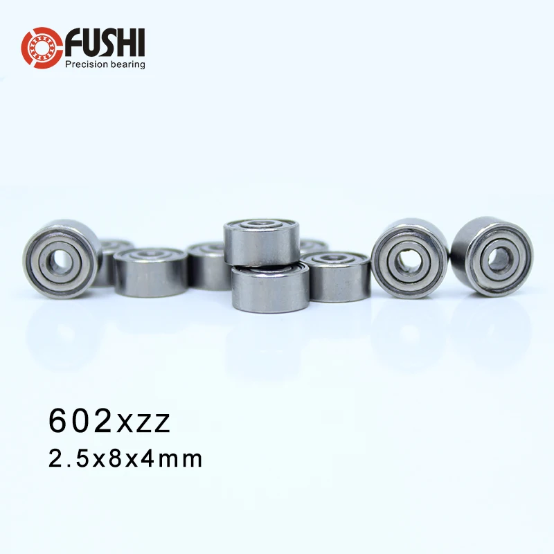 Миниатюрные шарикоподшипники 602XZZ ABEC-1 10 шт. 2 5x8x4 мм 602X Z ZZ |