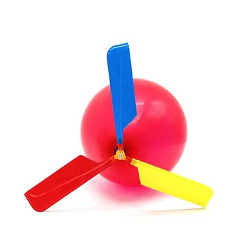 

10Pcs Set Balloons Helicopter Flying With Whistle Children Outdoor Playing Creative Funny Toy Balloon Propeller Kid Toys Hot Sal