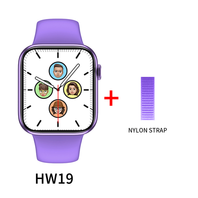 Smartwatch Series 6 Smart Watch Men Women HW19 plus Heart Rate Monitor pk W26 W37 P8 plus HW22 pro max D20 Y68 IWO 13