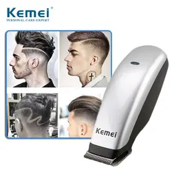Kemei новый дизайн электрическая машинка для стрижки волос мини машинка для стрижки волос борода Парикмахерская Бритва для мужчин стильные