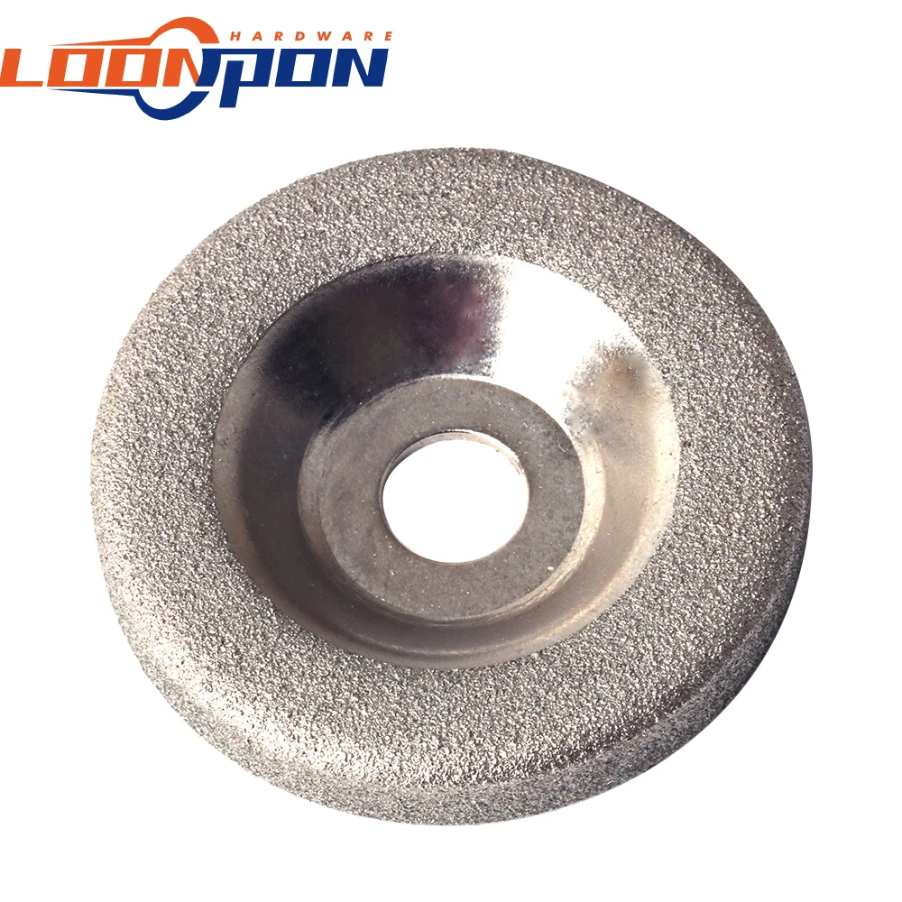 Diamond Grinding Wheel Cup Glass Emery Milling Cutter Circle Grinder Stone Sharpener Cutting Wheel Rotary Tool 50x10x8mm