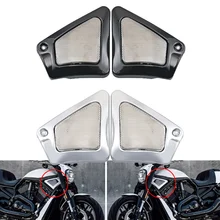 Marco de Airbox para motocicleta, cubierta lateral de entrada de aire para Harley Davidson, VRSCA, VRSCB, VRSCX, Muscle, VRSCF, VRSCDX, 2007-2014