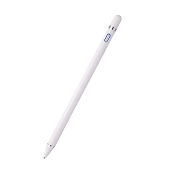 

Stylus Pen for Press Sns Rechargeable 1.5mm Fine Point Smart Stylus Pen for iPhone Huawei Xiaomi Tablet (White)