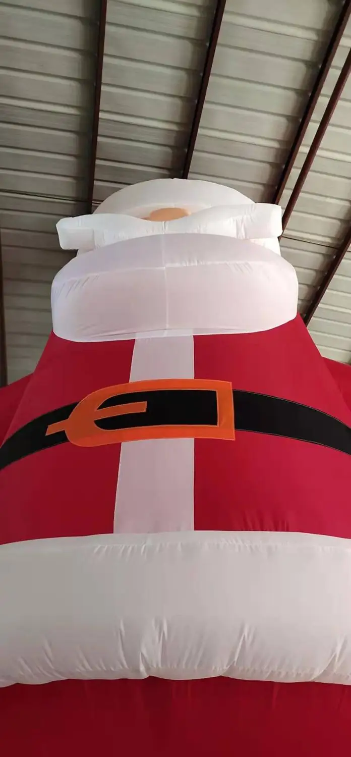Подгонянный 6mH надувной Санта-Клаус для Рождественского украшения