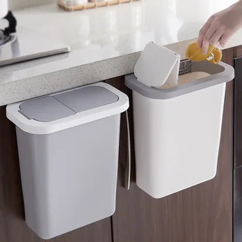 

Kitchen trash can 2020 new wall-mounted convenient kitchen trash can household kitchen waste trash