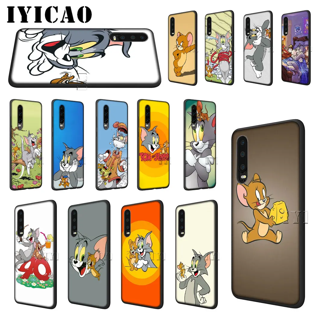 

Tom and Jerry Soft Phone Case for Huawei P30 P20 P10 P9 P8 Lite Pro P Smart Z P Smart Plus 2019
