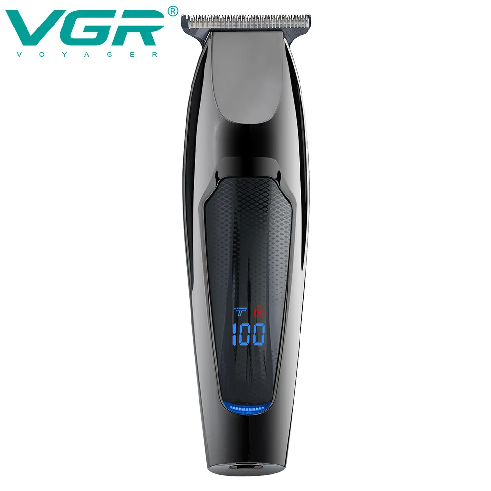 VGR 070 Hair Clipper Professional Personal Care Barber USB Salon Sculpture Haircut LCD Barbershop Chargeable Trimmer VGR V070 2