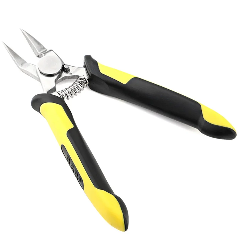 

TS-140 5inch Mini Electrical Wire Cable Plier Cutter Cutting Side Snips Flush Nipper Wire Stripper Hand Tools Micro Shears