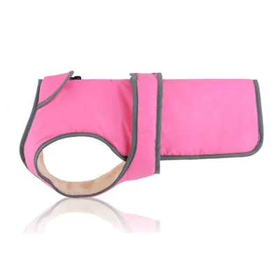 Pink Зимняя одежда для домашних животных, одежда для маленьких и больших собак, водонепроницаемая собачья куртка для питомца, пальто для чихуахуа, мопса, французская одежда для бульдога, жилет - Цвет: Pink