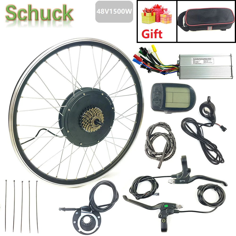 ^*Best Offers Schuck Electric Bicycle Conversion Kit 48V1500W REAR Powerful Motor WHEEL Ebike kit has LCD5display 20to28 inch ^*Best Offers Schuck Electric Bicycle Conversion Kit 48V1500W REAR Powerful Motor WHEEL Ebike kit has LCD5display 20to28 inch