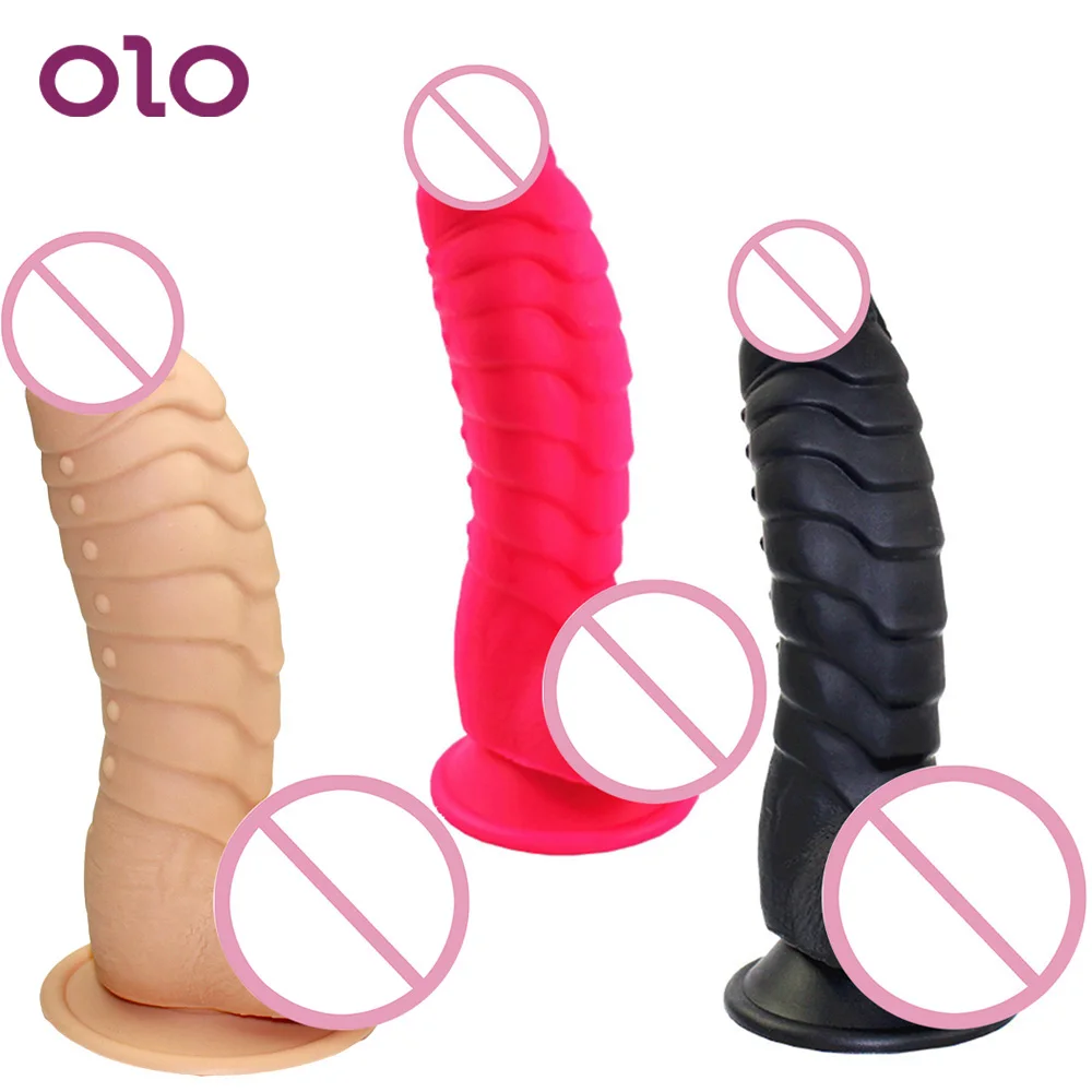 OLO Dinosaur Scales Dildo Strapon Big Dick G-spot Stimuate Orgasm Massage Female Adult Sex Toys Real Huge Cock With Suction Cup | Красота и