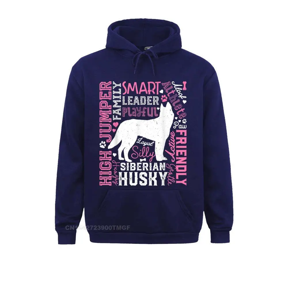 Siberian Husky Typography Funny Word Art Dog Lover Men Women T-Shirt__20586 Women's Funny Hoodies Summer Fall Sweatshirts Normal Long Sleeve Sportswears Siberian Husky Typography Funny Word Art Dog Lover Men Women T-Shirt__20586navy