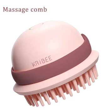 

Multifunctional electric head care massage comb shampoo scalp meridian comb waterproof dry wet dual purpose hairdressing comb