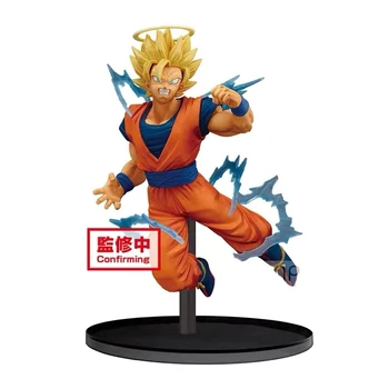 

In Stock Original Banpresto Dragon Ball Z Super saiyan Goku PVC action figure model Figurals Dolls