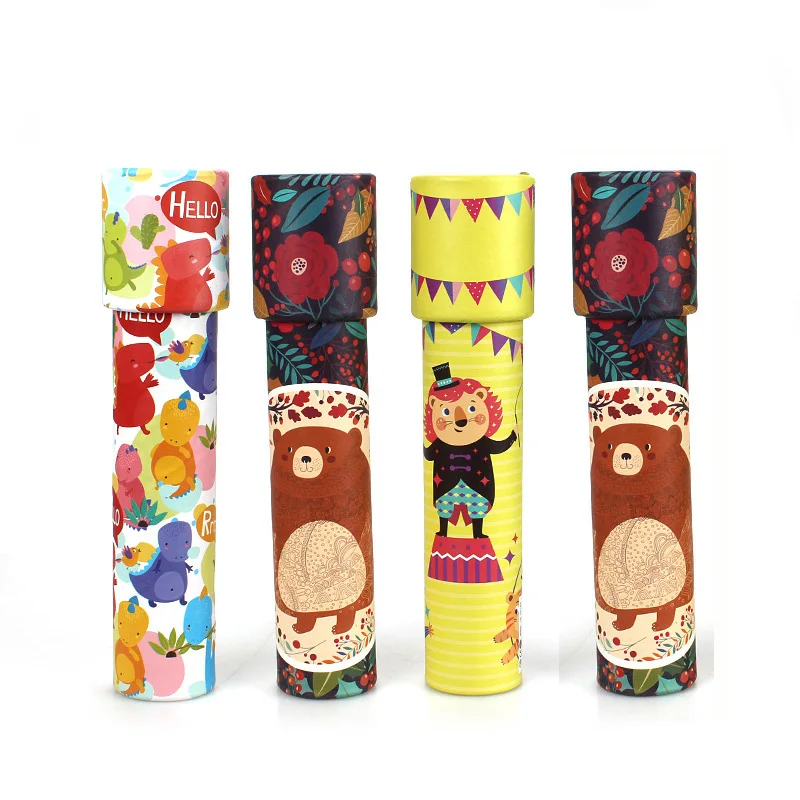 Children Classic Toy Kaleidoscope Rotatable Top Toddler Sensory Toys Kids Gift FO Sale